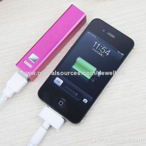 Promotion item for Christmas, 2,000/2,500/2,600mAh metal case power bank, multicolor, slim sizeNew